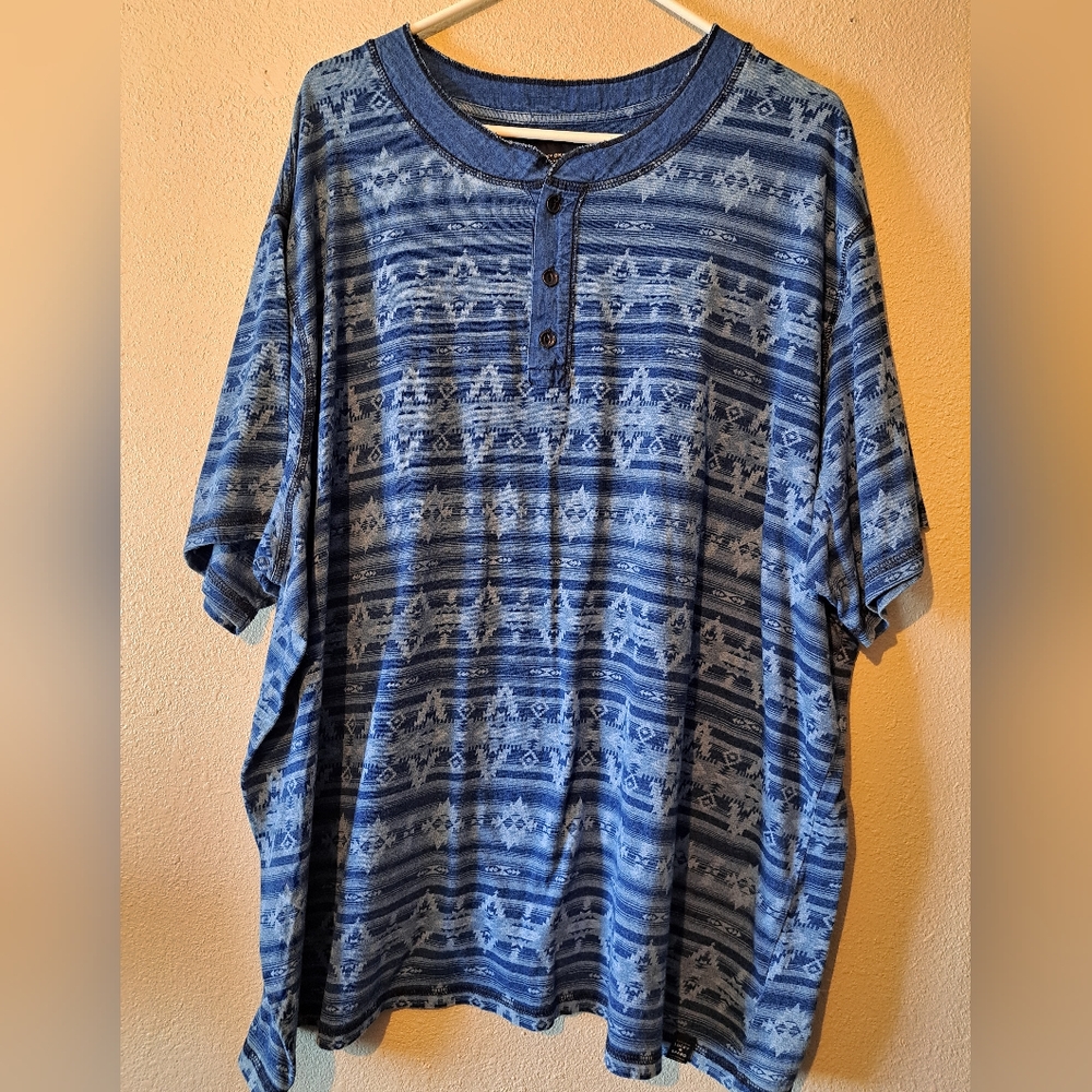 Lucky Brand men's blue t-shirt 👕 size 4XL.